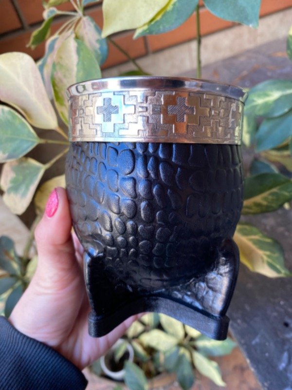 Producto - Mate imperial Croco negro