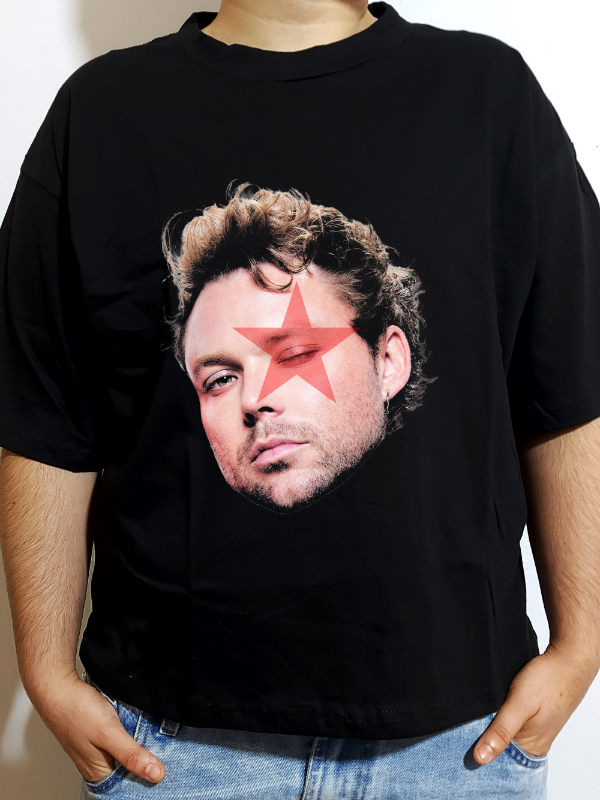 Camiseta Boxy Fit Ashton's A Star 5SOS — imagen 2