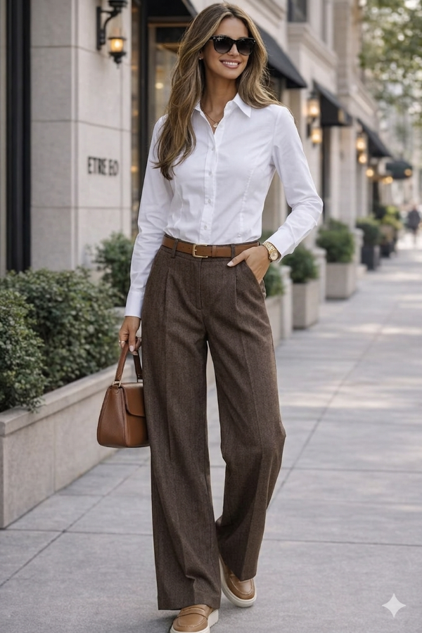 Producto - Pantalón Crepe Sastrero Rayado Clair