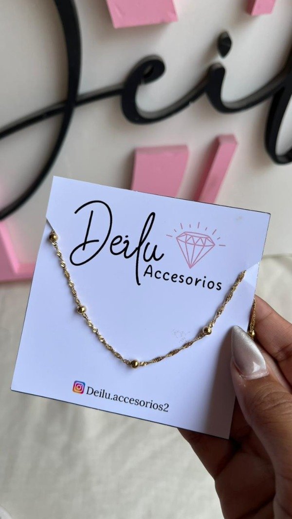 Producto - Cadena esencia gold espiga
