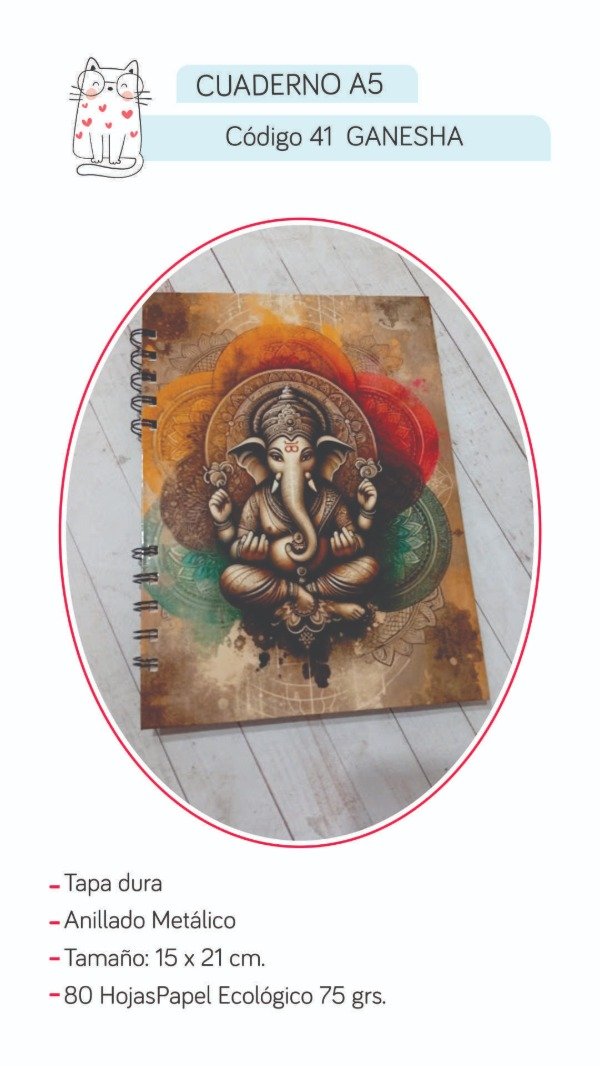 Producto - Cuaderno 41 Ganesha