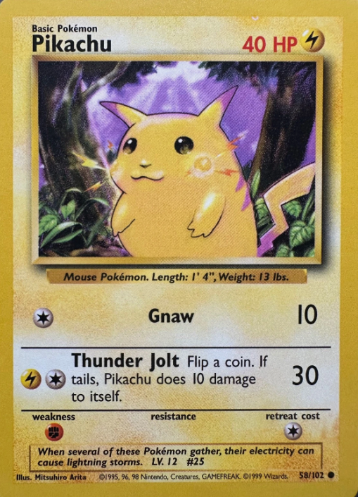 Producto - Pikachu (58/102) [Base Set Unlimited]