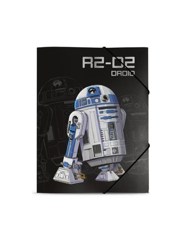 Producto - Carpeta Dibujo N5 Oficio 3 Solapas Elástico Mooving - Star Wars