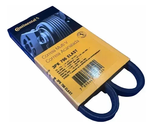 Producto - Correa Poli V Elástica Vw Fox Suran Trend Voyage 3pk796