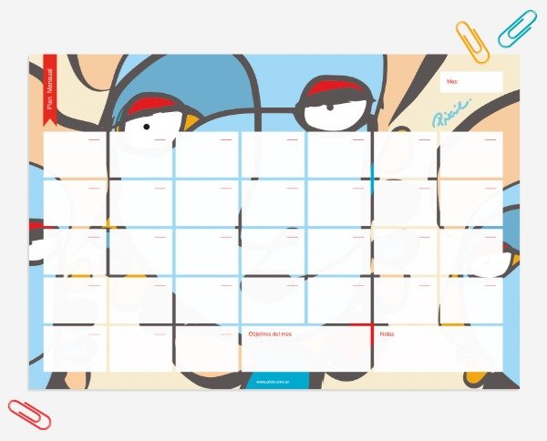 Producto - Planificador Mensual Susan: Un año de arte y metas