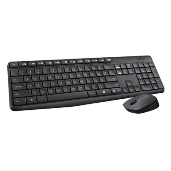 Producto - Logitech Kit y Teclado MK235 - Espanhol - Negro