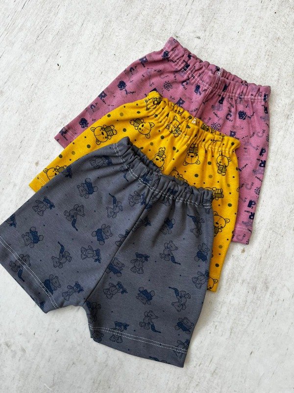 Producto - Short estampado 9/24M pack x4 unid