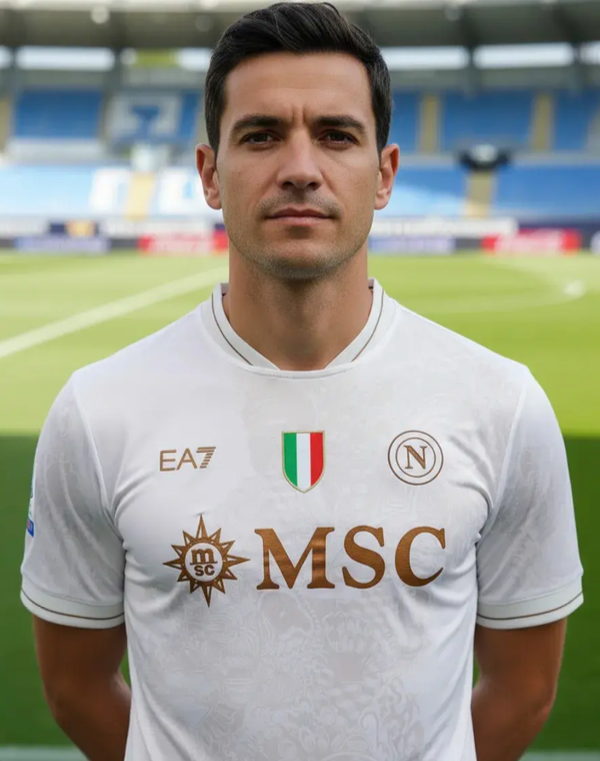 Producto - Camiseta Del Napoli Alternativa Blanca 2025/26 Ea7 - 1