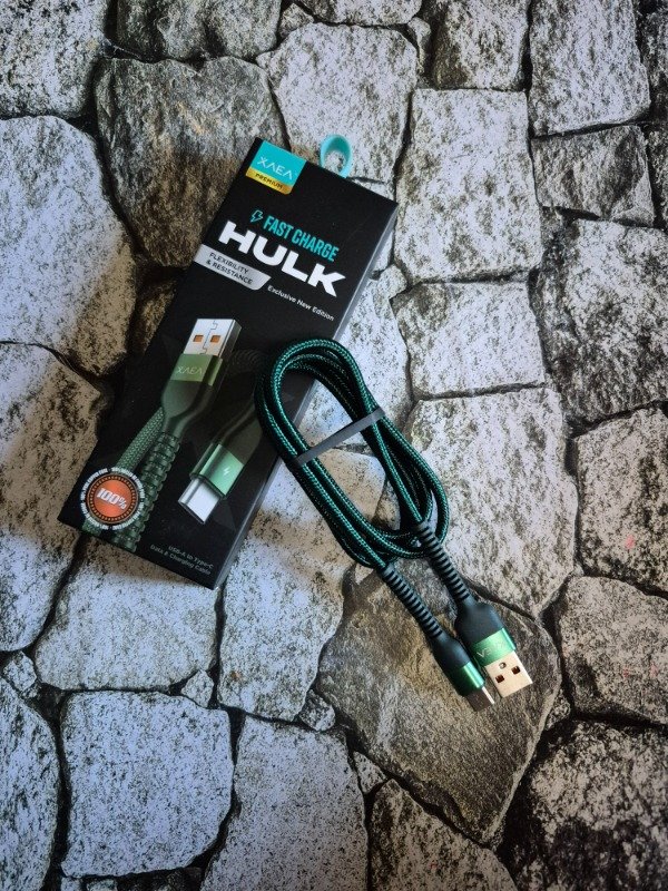 Producto - Cable Xaea mallado Hulk tipo C