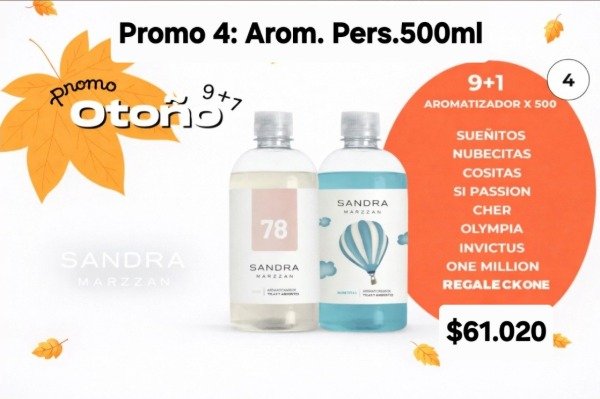 Producto - Promo 4: Arom. Personales 500ml