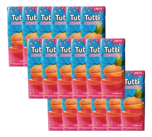 Producto - TUTTI JUGO X200ML MULTIFRUTA CAJA X18UNIDADES