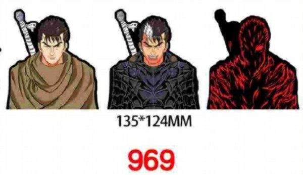 Producto - STICKER 3D BERSERK GUTS