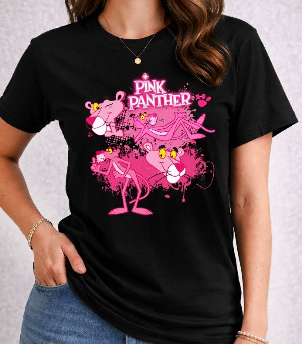 Producto - Remeras negras Unisex Personajes Retro - 5