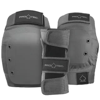 Producto - PROTEC STREET ADULT 3 PACK PAD SET GREY (PADPRO025)