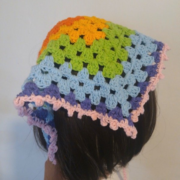 Producto - Bandana tejida arcoiris - 0