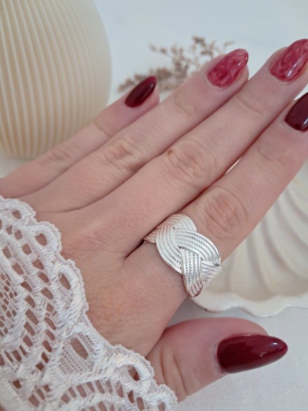 Producto - Anillo AB trenzado regulable