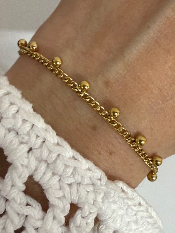 Producto - PD106 Pulsera bolitas 19 + 4 cm