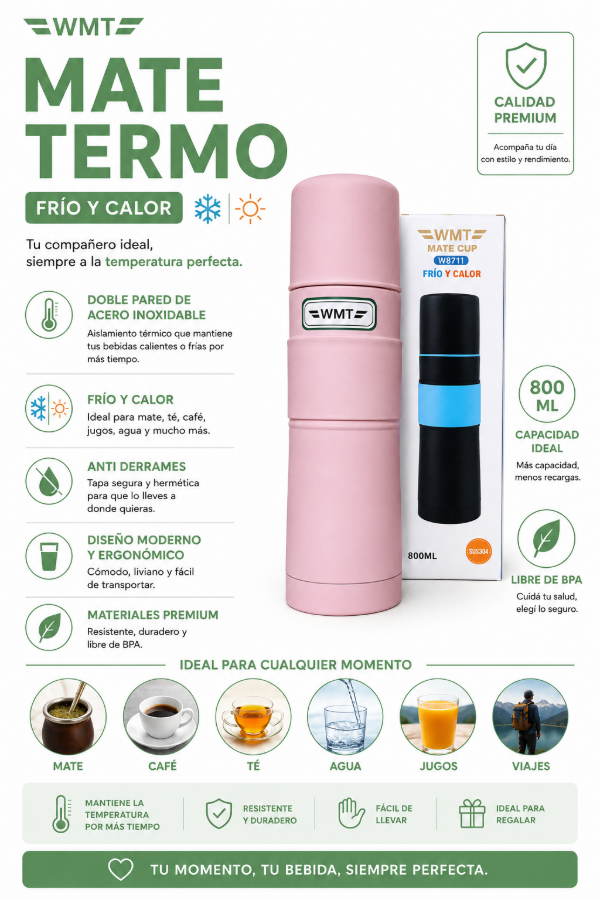 Producto - Mate termo 800ml