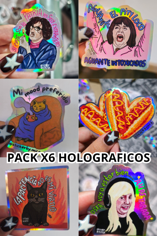 Producto - Pack x6 holograficos