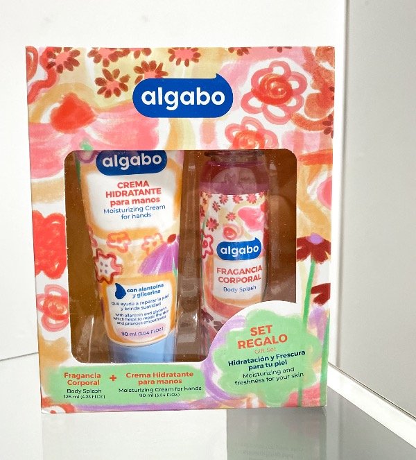 Producto - Set de regalo Algabo. Fragancia corporal y crema de manos. 02