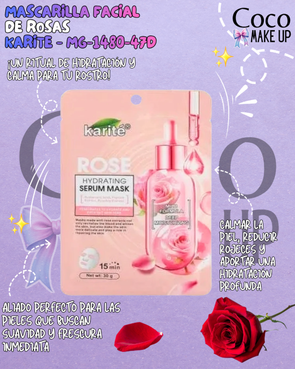Producto - MASCARILLA FACIAL DE ROSAS - KARITE - MG-1480-47D