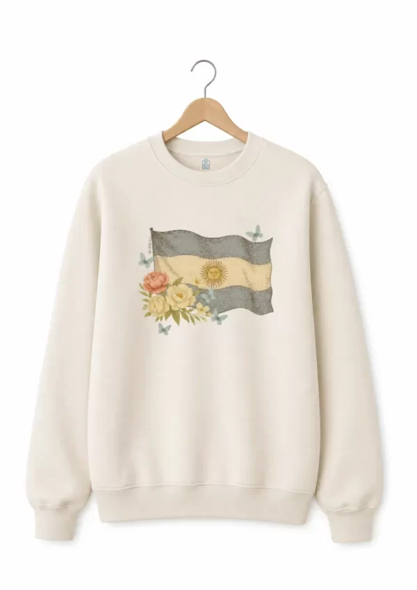 Producto - Buzo Amada celeste y blanca