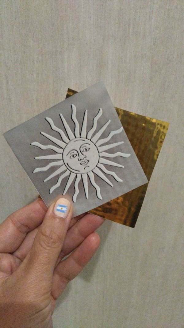 Producto - Termotransferible ORO Argentina #14 (7cm)