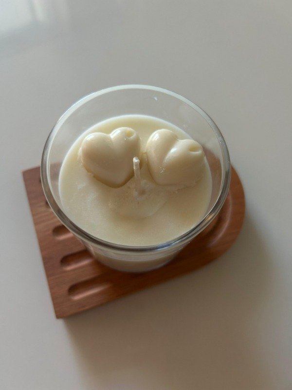 Producto - Vela con corazones