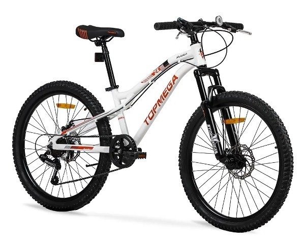Producto - Bicicleta Topmega Slider Rodado 24 Aluminio - Suspensión y 7 Vel Shimano