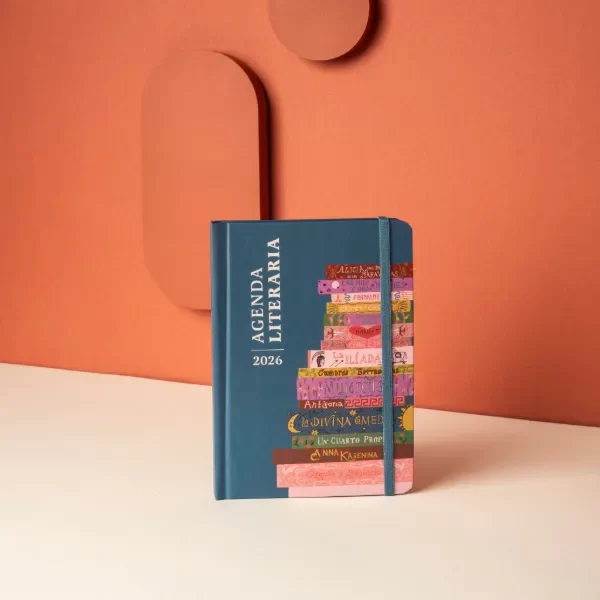 Producto - AGENDA 2026 LITERARIA - modelo pila de libros