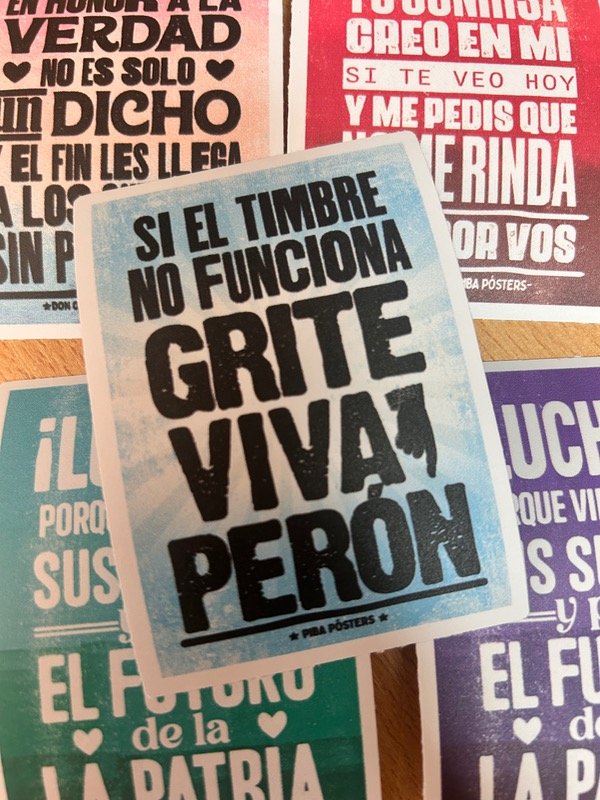 Producto - Sticker timbre - Piba Posters
