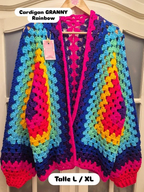 Producto - Cardigan GRANNY Rainboww