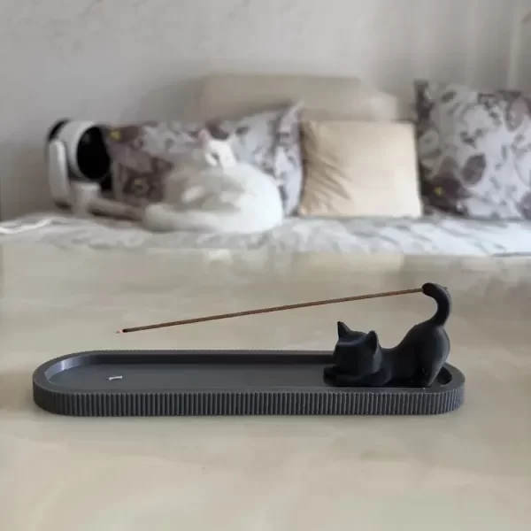 Producto - Porta Sahumerio Gatito 3d - 0