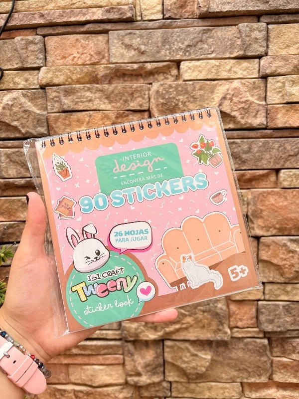 Producto - Libro IBI A CREAR con stickers. INTERIOR DESIGN