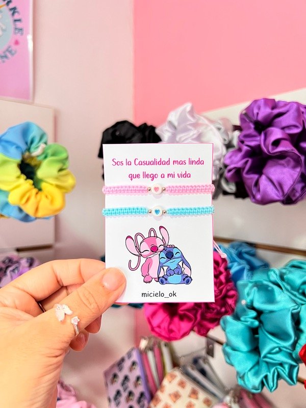 Producto - PULSERAS STITCH Y ANGELA