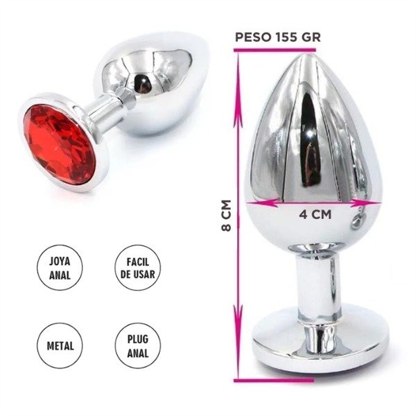 Producto - Joya Anal Metálica Grande