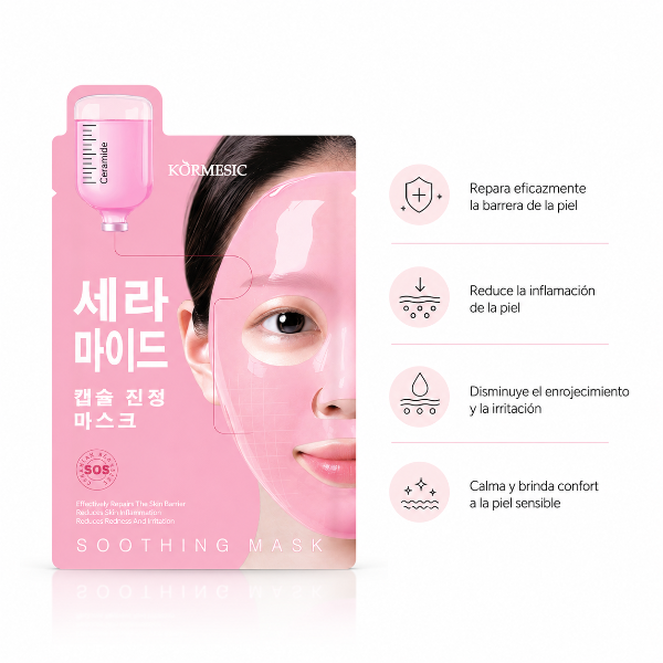 Producto - Mascarilla hidrogel coreana - hidratación y reparación