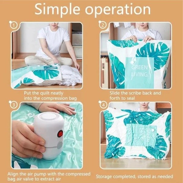 Producto - Bomba al vacío electrónica +  2 bolsas al vacío - 5