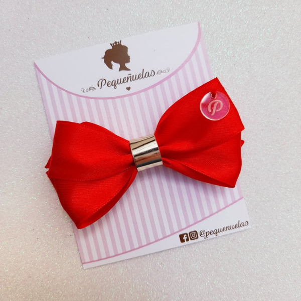 Moño cloe rojo