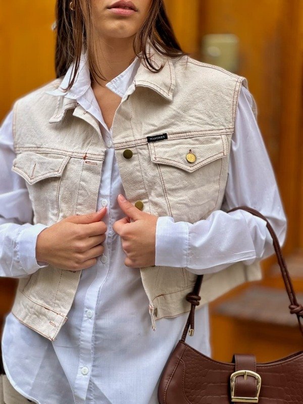 Producto - CHALECO ALBA BEIGE