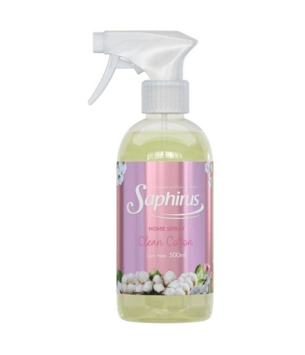 Producto - Home Spray Saphirus 500ml - Clean Cotton