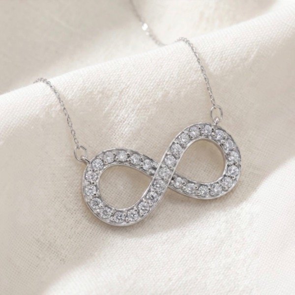 Producto - Collar infinito con zirconias