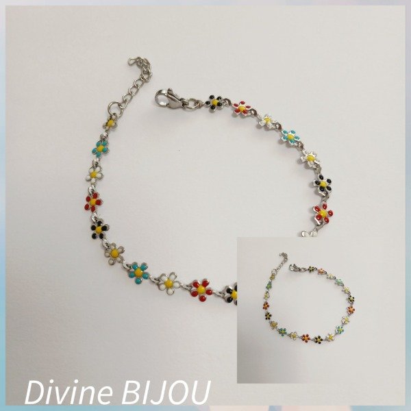 Producto - Pulsera margarita acero