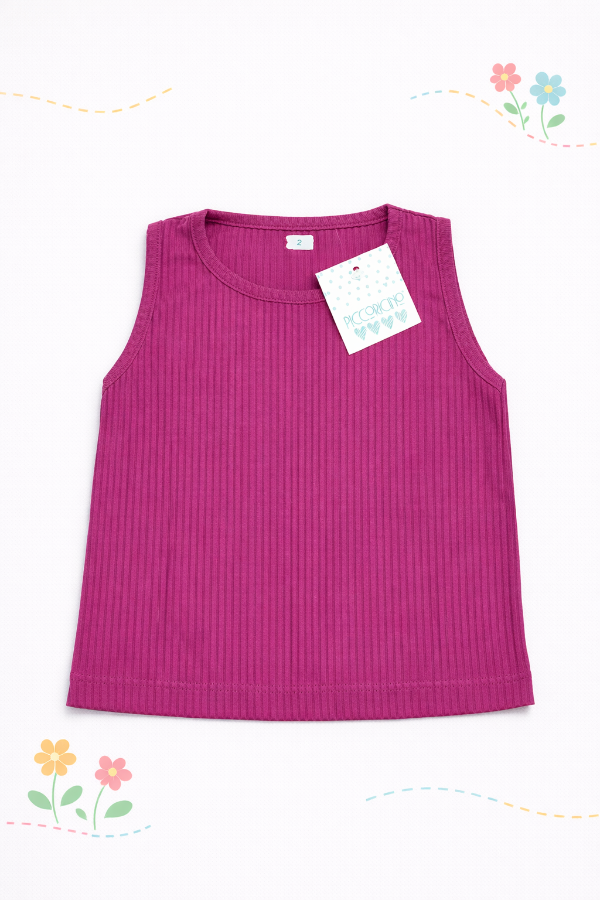 Producto - Musculosa al cinto morley fucsia