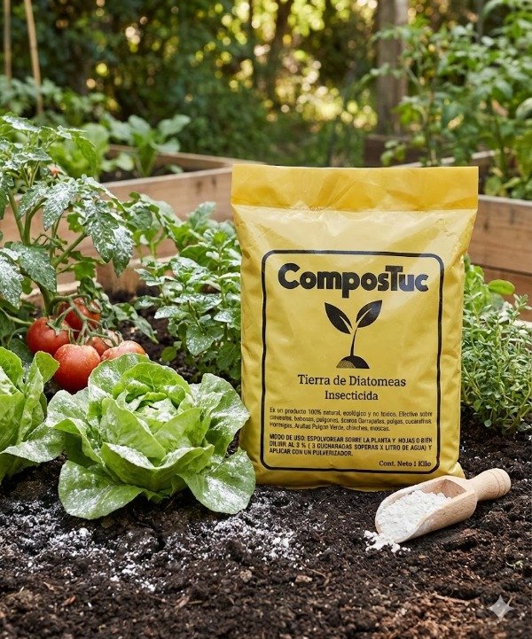 Producto - Tierra de Diatomeas micronizada insecticida x 1kg