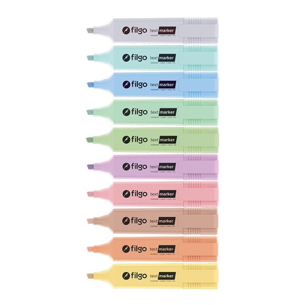Producto - Resaltadores Filgo Text Marker Pastel x 10 - 1