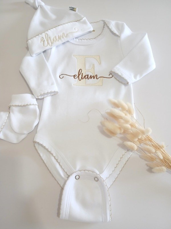 Producto - Ajuar 9 piezas inicial + nombre - 1