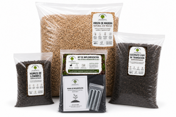 Producto - Kit Regenerador y Activador de SUELO - Agroecológico - 1M2
