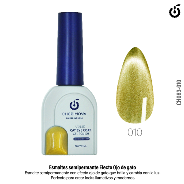 Producto - Esmalte ojo de gato Cherimoya 010