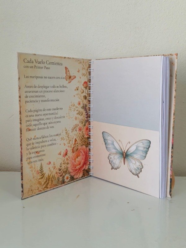 Producto - CUADERNO A5 MARIPOSAS - 1